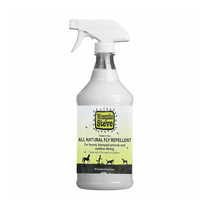 All Natural Fly Repellant Spray - 32 oz