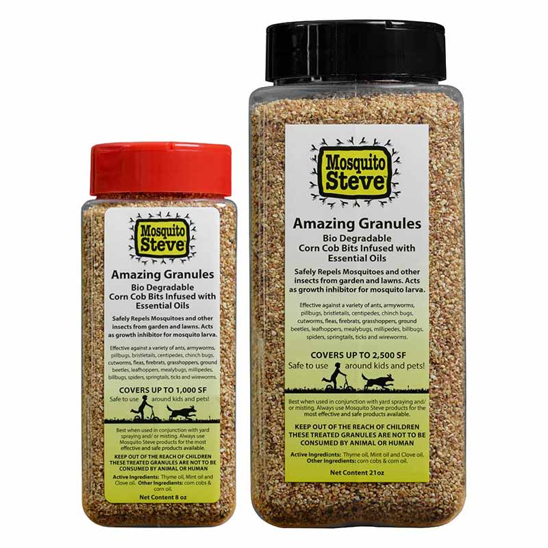 Preseason Solution bundle - Mosquito Steve Amazing Granules all natural mosquito larvicide