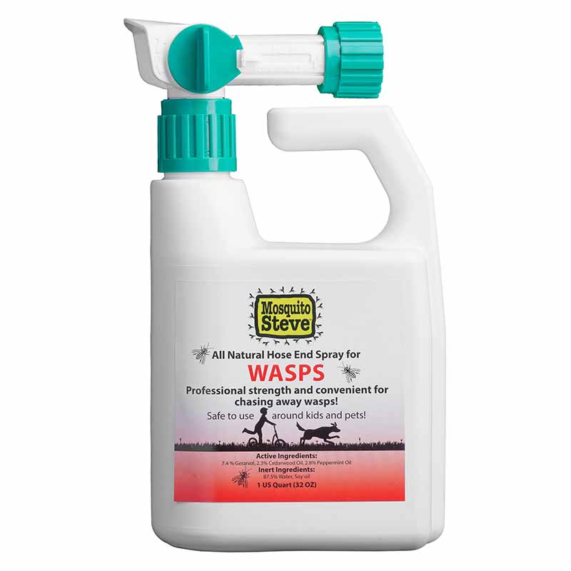 Wasp Solution bundle - Mosquito Steve all natural wasp repellent hose end sprayer
